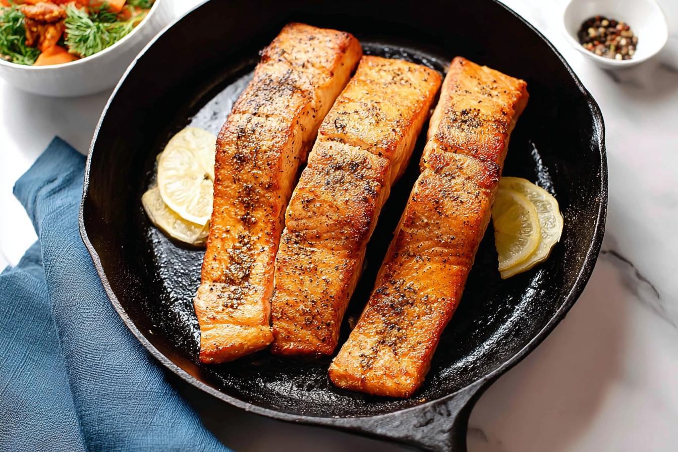 Quick & Healthy Pan Seared Salmon for Easy Weeknight Dinners